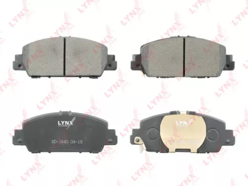 Disc brake pads, front