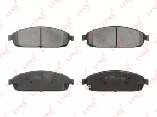 Disc brake pads, front