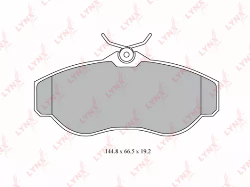 Disc brake pads, front