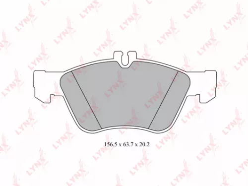 Disc brake pads, front