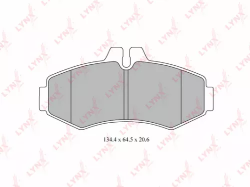 Disc brake pads, front