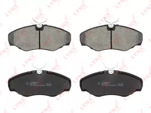 Disc brake pads, front
