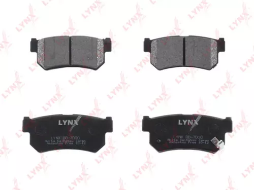 LYNXAUTO Disc brake pads, rear (BD-7000)