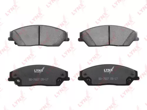 Disc brake pads, front