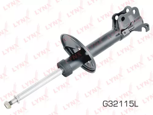 Shock absorber strut gas, left, front