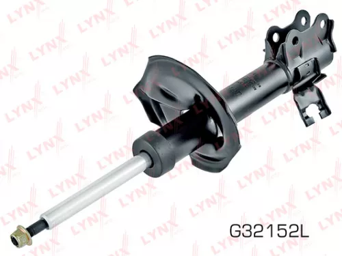 Shock absorber strut gas, left, front