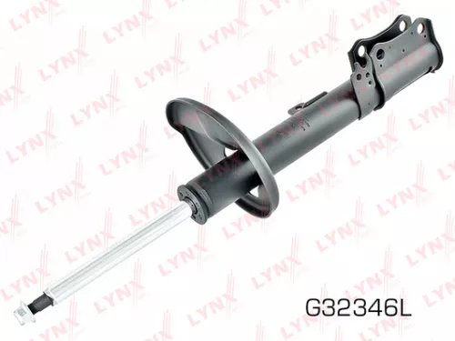 Shock absorber strut gas, left, rear