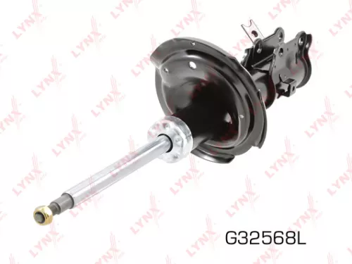 Shock absorber strut gas, left, front