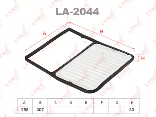 LYNXAUTO Air filter (LA-2044)