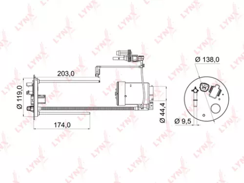 Fuel filter, in-tank