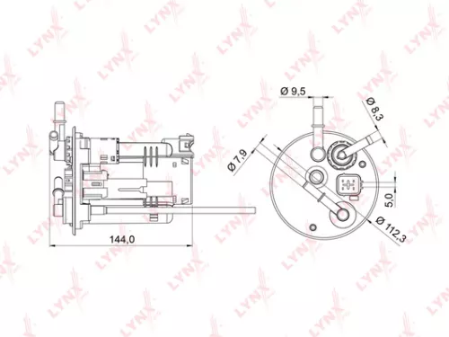 Fuel filter, in-tank