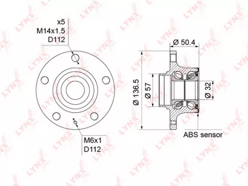 LYNXAUTO Wheel Hub (WH-1170)