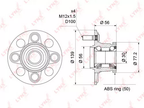 LYNXAUTO Wheel Hub (WH-1183)