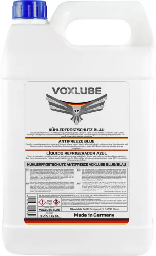 VOXLUBE Antifreeze RM AC -30 Blue 4 LTR – Ready-Mix Engine Coolant