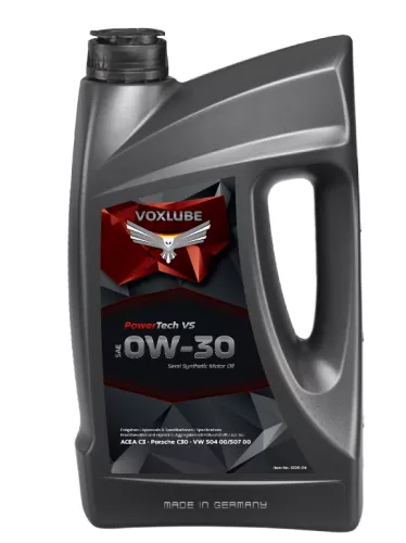 VOXLUBE Engine Oil 0W30 / 4 LTR / API SN – Premium Fully Synthetic Lubricant