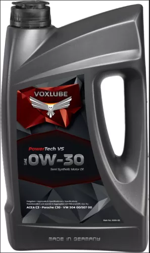 VOXLUBE Engine Oil 0W30 / 5 LTR / API SN – Premium Fully Synthetic Lubricant
