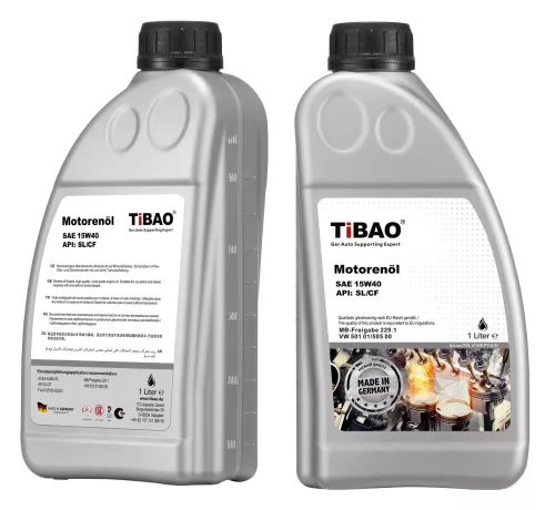 TIBAO Engine Oil 15W40 / 1 LTR / API SL/CF – Premium High-Performance Lubricant Auto Oil